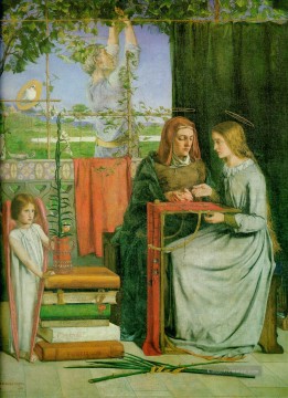  kind - Die Kindheit der Jungfrau Präraffaeliten Bruderschaft Dante Gabriel Rossetti